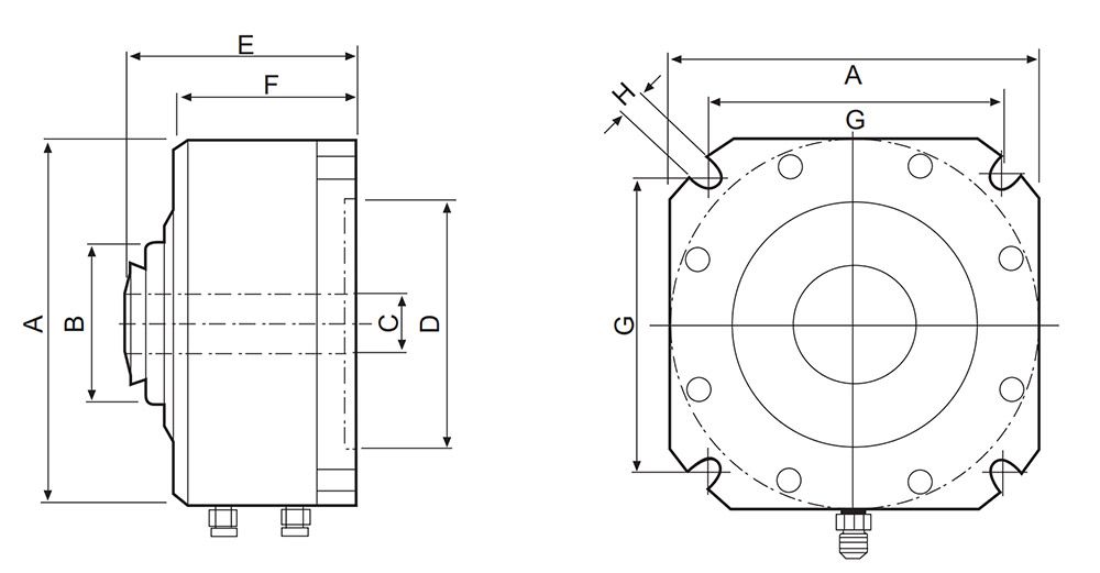 JAS Pneumatic Fixing Chuck