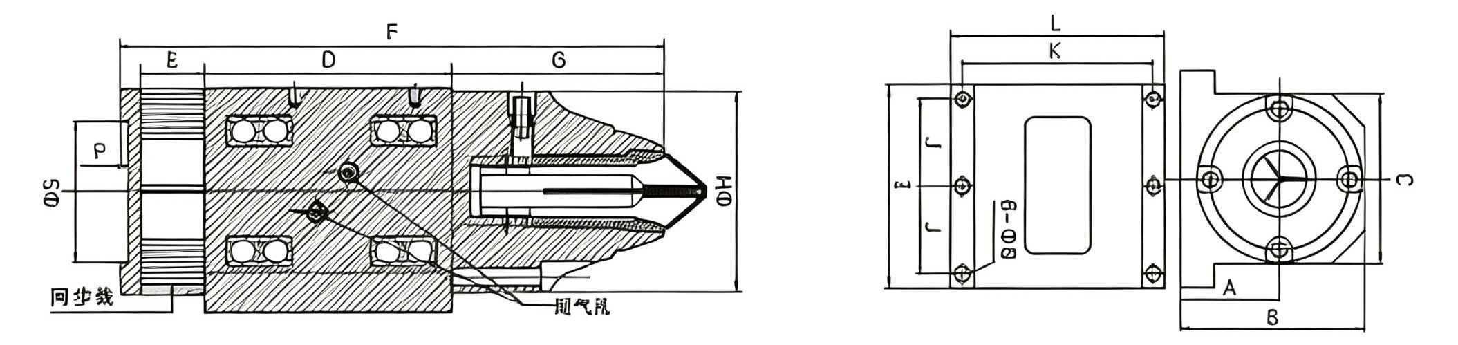 JAT-P刀具工具磨床主轴夹座