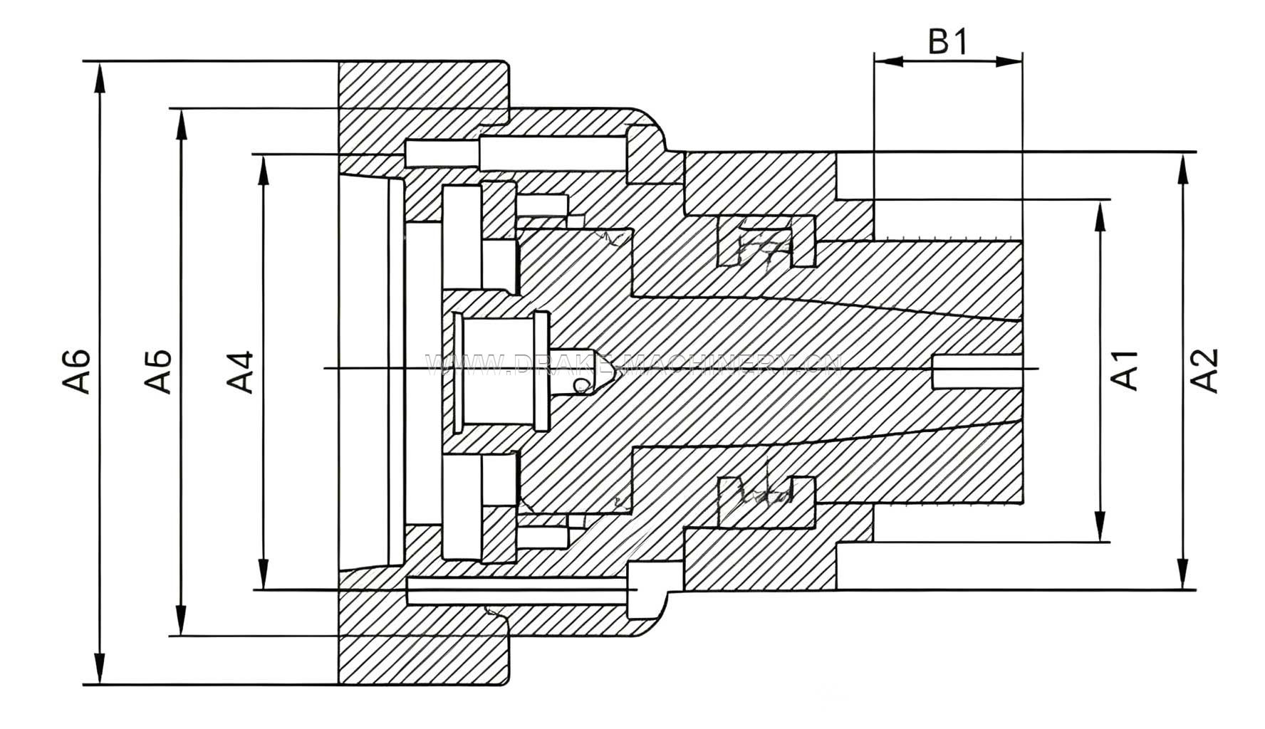 LBNP-T812轴向零位移内撑本体系列